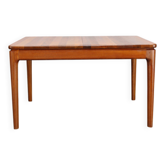 Table à manger extensible en teck massif des années 1960 par Glostrup Mobelfabrik, Danemark