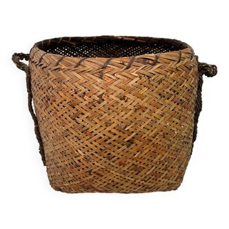 Panier artisanal vintage