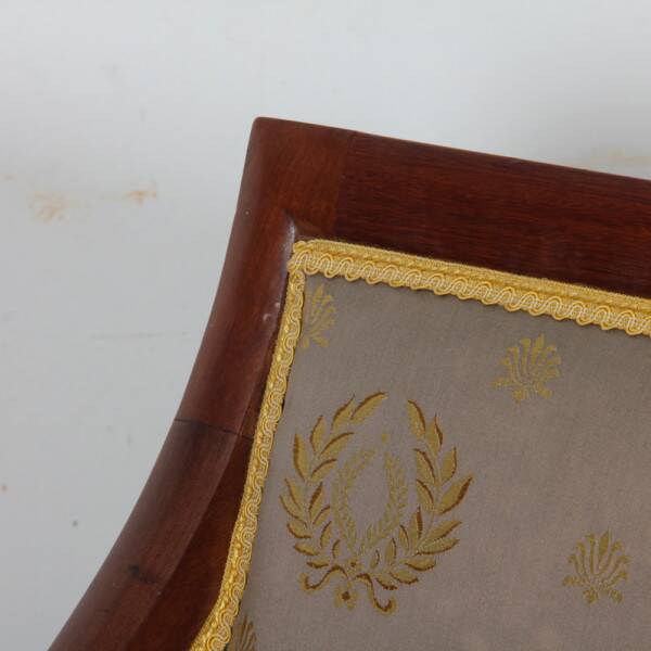 Banquette in the style of Jean-Michel Frank from the 1930s-1940s.