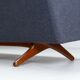 Illum Wikkelso ML-90 three-seater sofa Laursen Denmark 1960