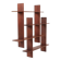 Rare, sculptural teak wall shelf / Mid-century Danish modern design / 1960s minimalism