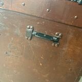 Grande Malle « au bon marché Paris » vintage des années 1900