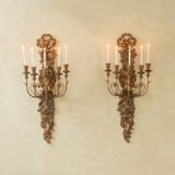 Baroque wall candle holder