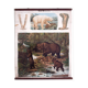 Poster "brown bear polar bear" lithograph by Albert Kull published by Paul Parey Berlin 1905