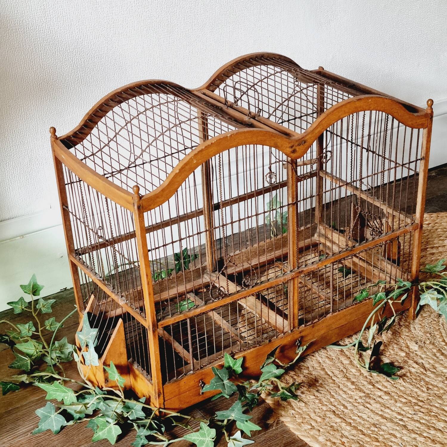 19th century bird cage in its original condition