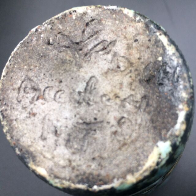 Accolay 60s signed ceramic vase