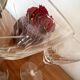 Set of 2 engraved glass water glasses 14 cl
