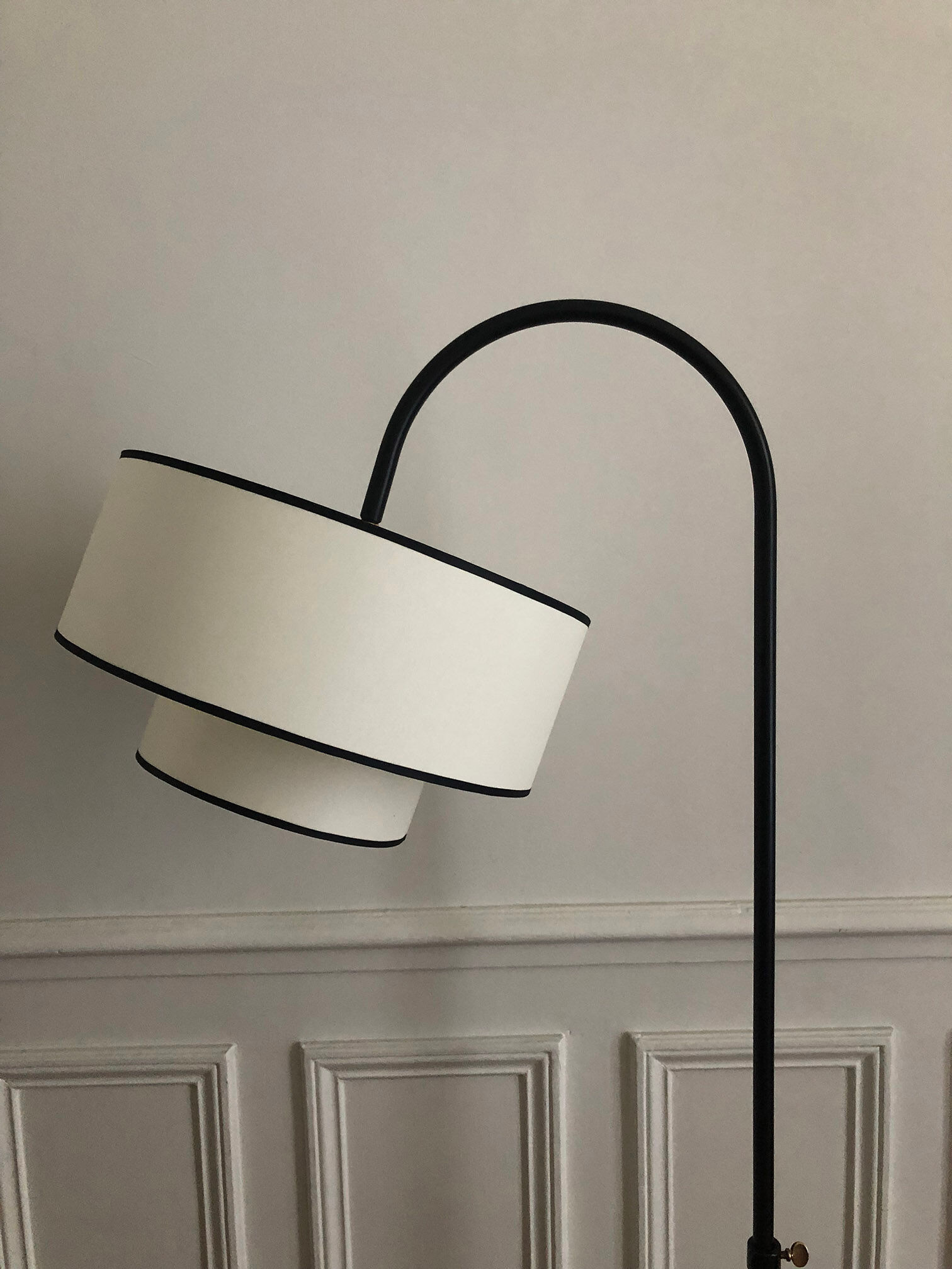 Tripod floor lamp 1950 - 1960 adjustable