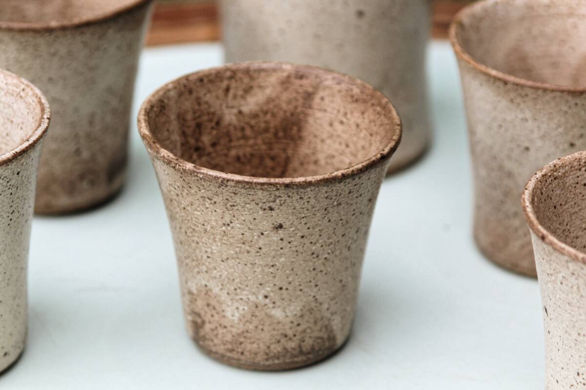 Stoneware service, pottery from Bois de Laud