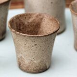 Stoneware service, pottery from Bois de Laud