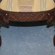 Heavily Carved Anglo-Indian Wooden Armchair