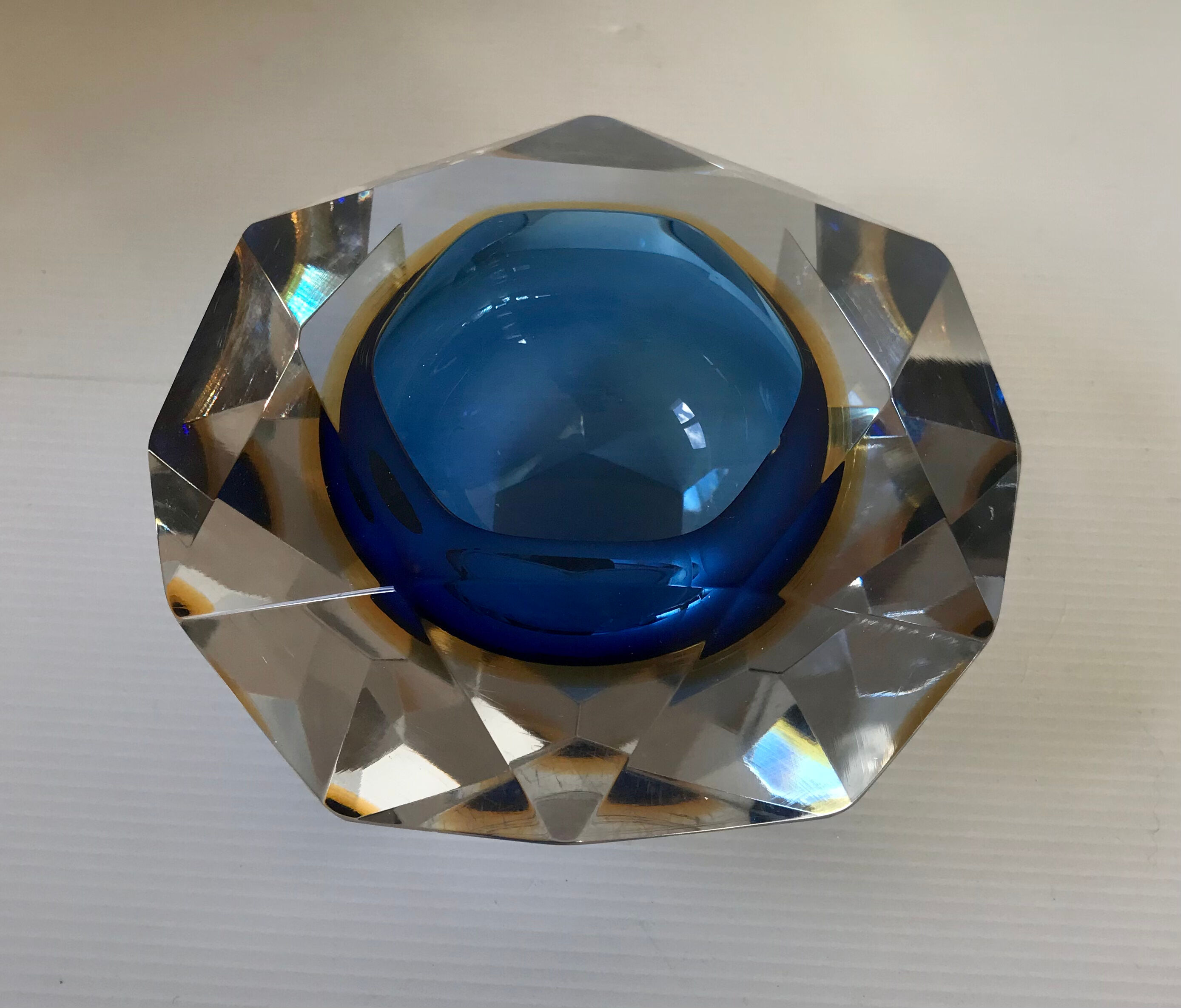 Ashtray « diamond « Murano