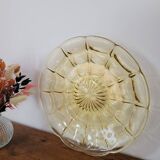 1950s yellow glass tray