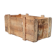 Industrial box in raw fir wood shipping SNCF bicycle equipment Necto 50s 1950s