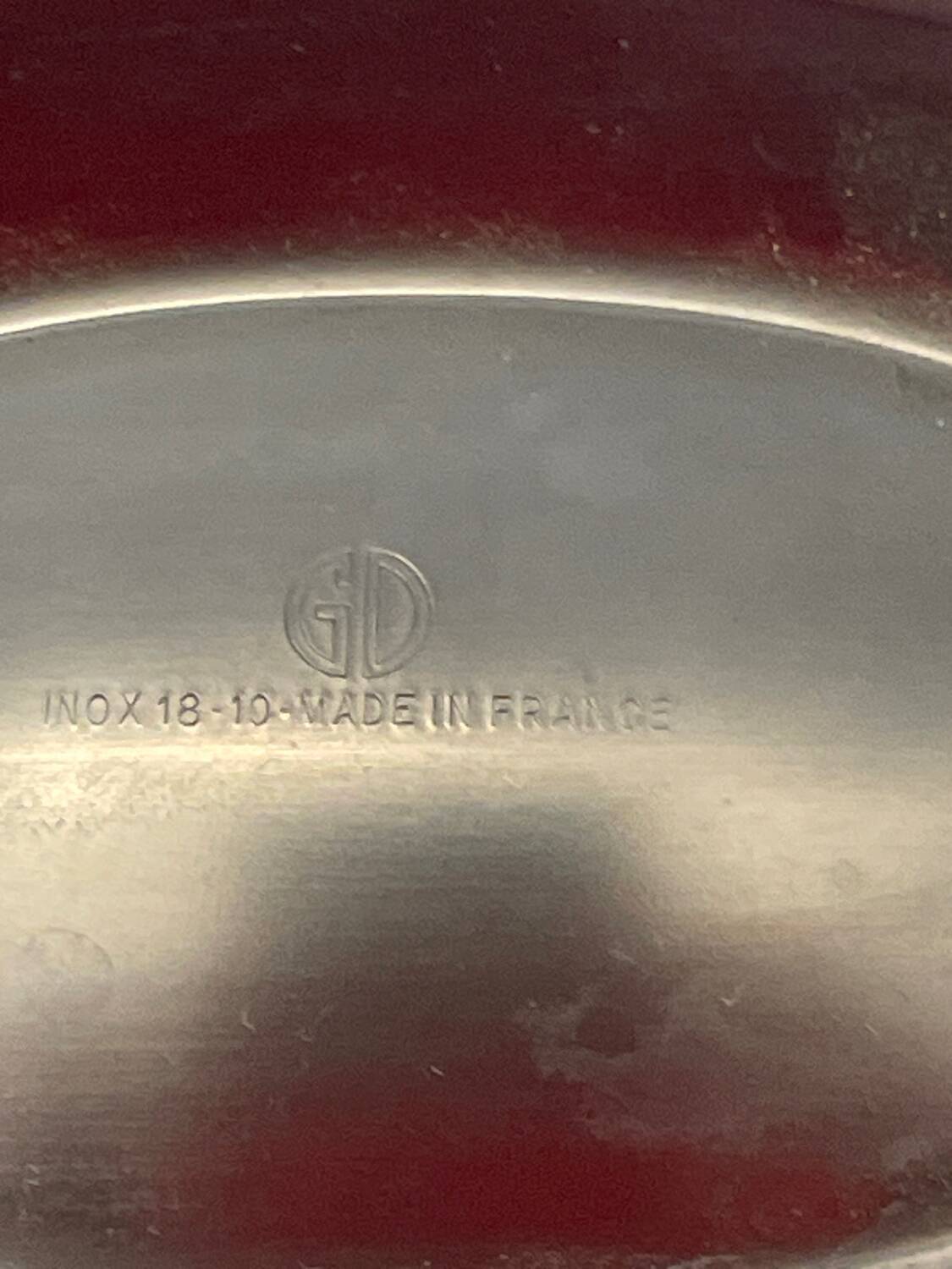 Guy Degrenne matte stainless steel sauceboat