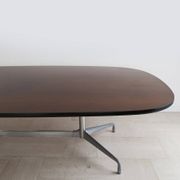 Large Wood and Aluminum Table by Charles & Ray Eames for Herman Miller, 1960s