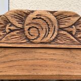 Art Deco asymmetrical glass Parisian wardrobe 1930