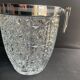 Crystal and chrome metal cooling bucket