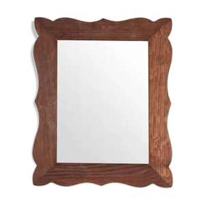 Miroir en chêne vintage - cadre