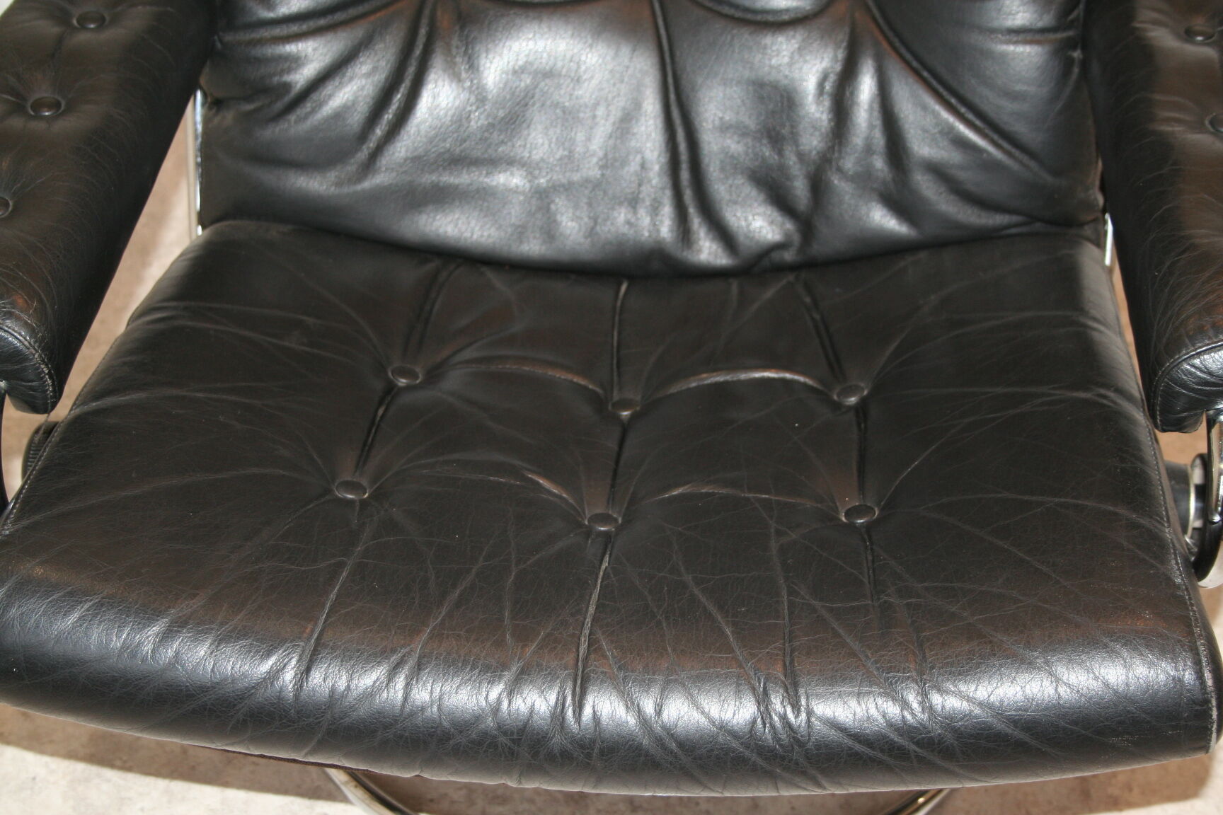 Vintage leather armchair