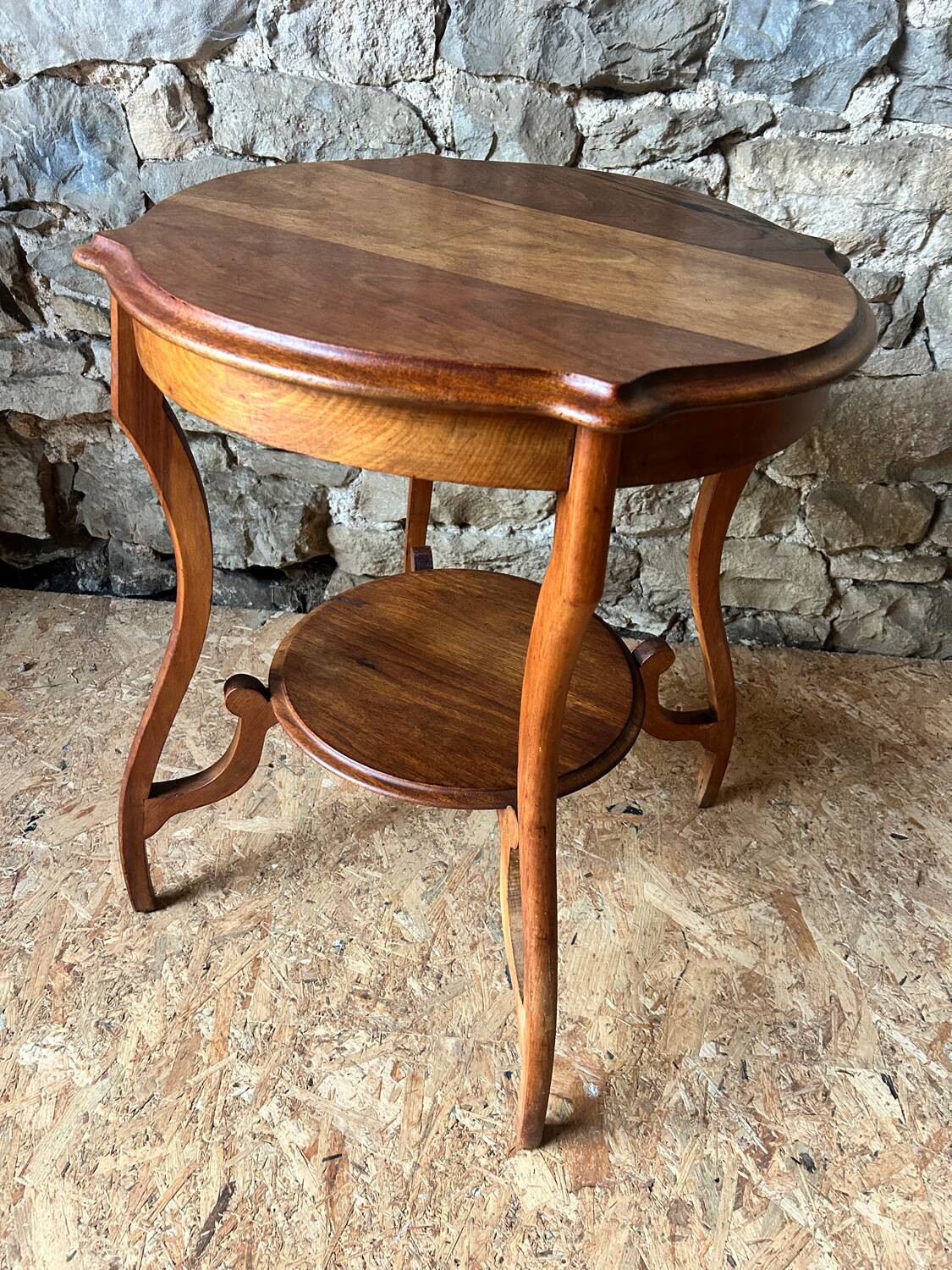 Antique wooden side table