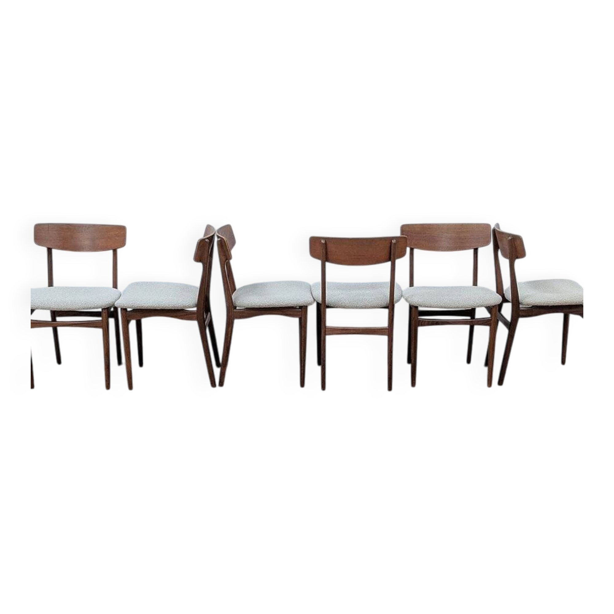 6 Scandinavian chairs
