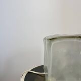 Lampe de Bureau Iviken Ice Cube en Verre de Ikea, 1990s