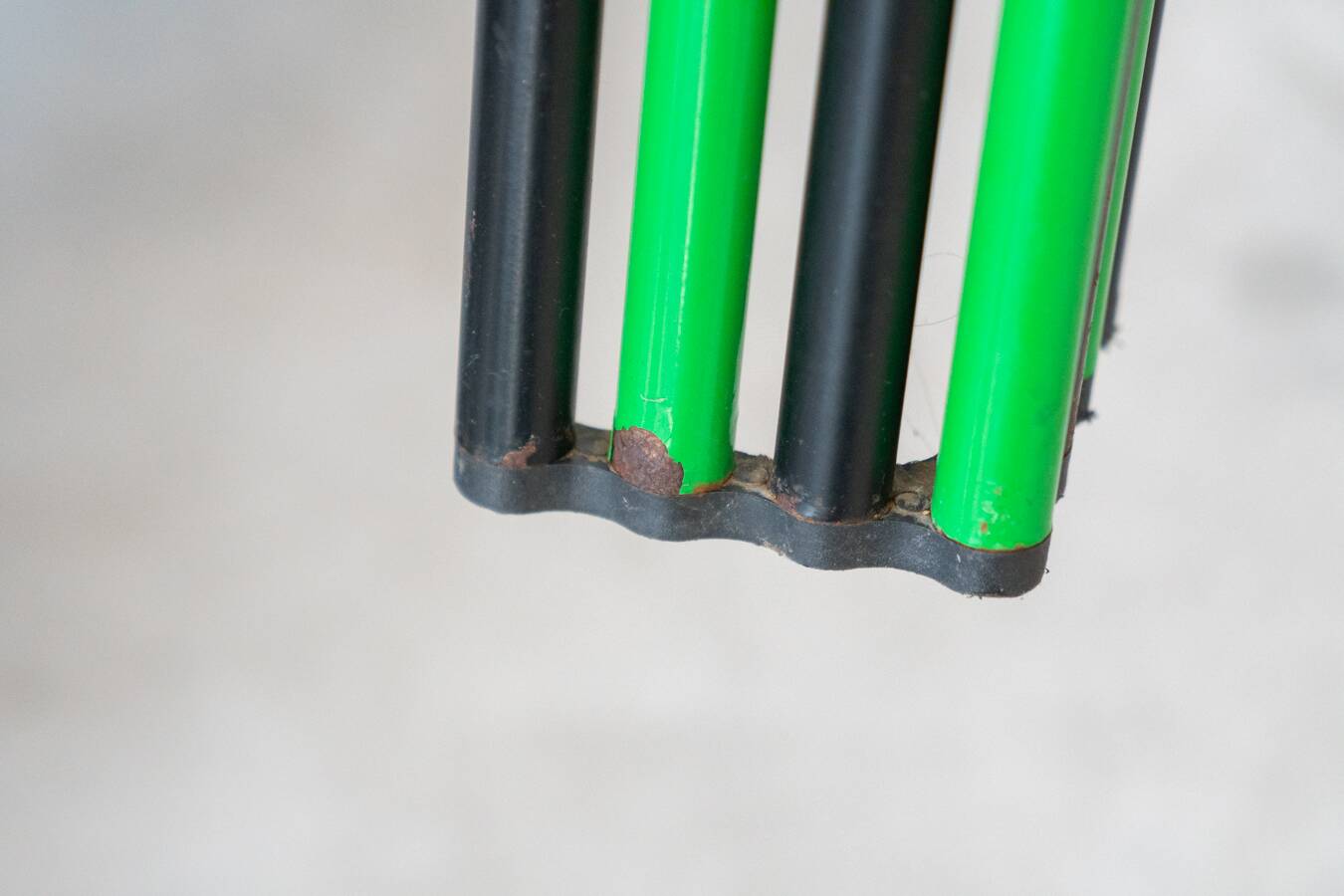 1980s Vintage Black and Green Dining Table – Bold Italian Design