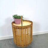 Bamboe trolley, bijzettafel