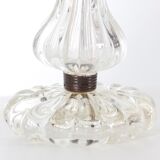 Pair of crystal table lamps