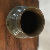 Vintage vase in enamelled ceramic