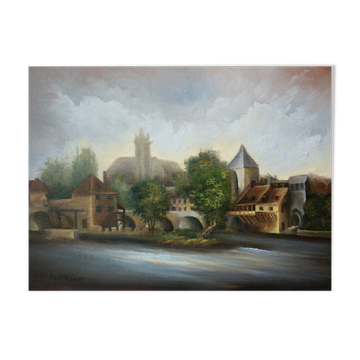 View of Moret on Loing