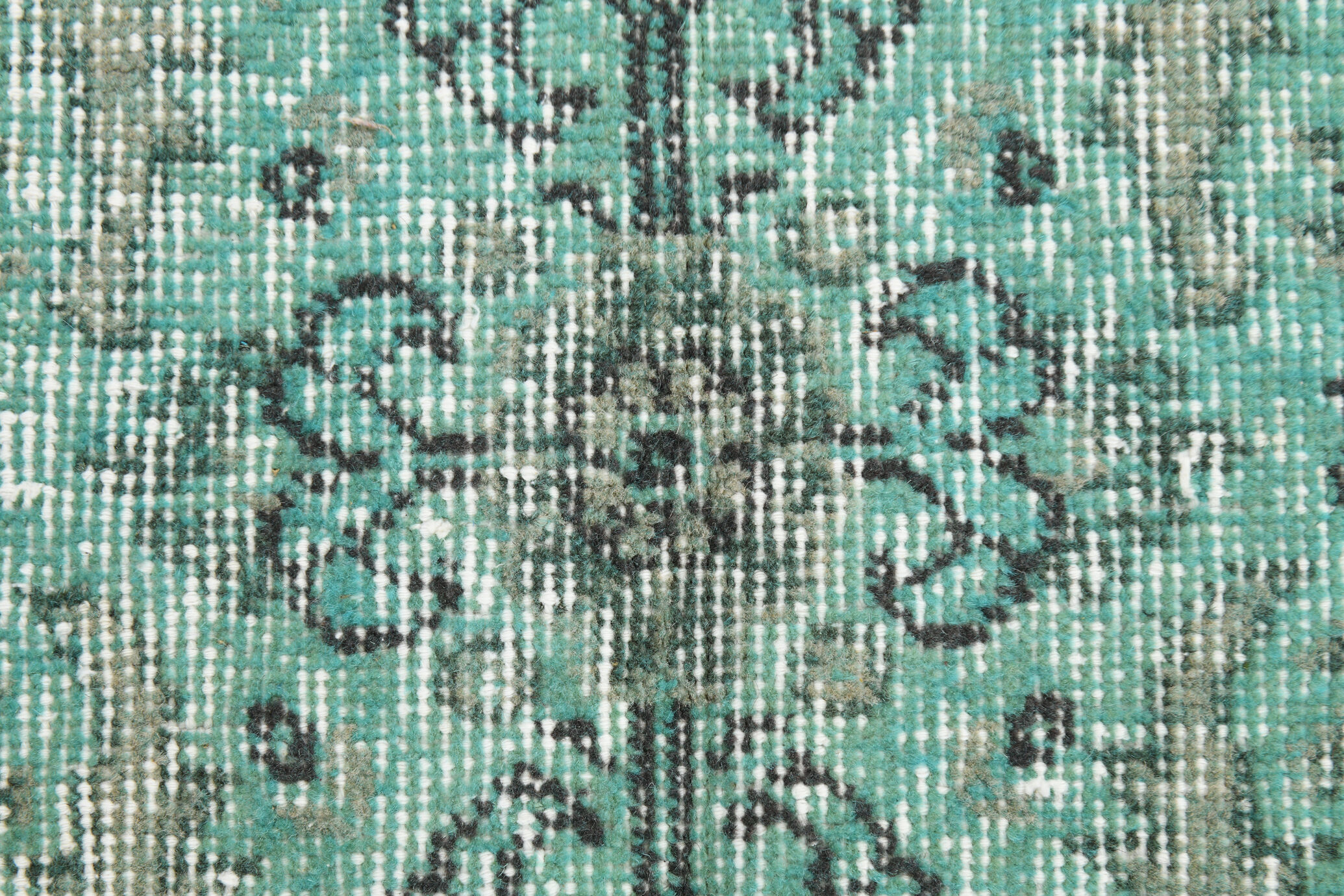 5x7 Handknotted Wool Floral Vintage Tapis Rugs 227x145Cm