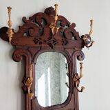 oak coat rack wardrobe