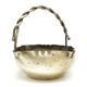 Basket sugar bowl, Art Nouveau, silver-plated brass, Norblin, Poland, early 20th century