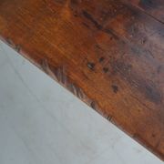 Antique 19th Century French Rustic Farmhouse Dining Table Fruitwood