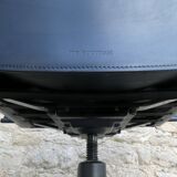 Office chair by Carlo Bartoli for Matteo Grassi in leather.