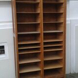 Binder with double curtains old oak