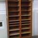 Binder with double curtains old oak