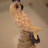 Parakeet faience by Marjolaine and Luc Lanel