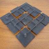 Brutalist Metal Wall Panel, 1960s