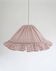 Suspension textile conique avec volant Emilia "petits carreaux rose"