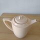 Cafetière ou théière Digoin Sarreguemines rose poudre
