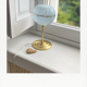 Clichy glass laying lamp