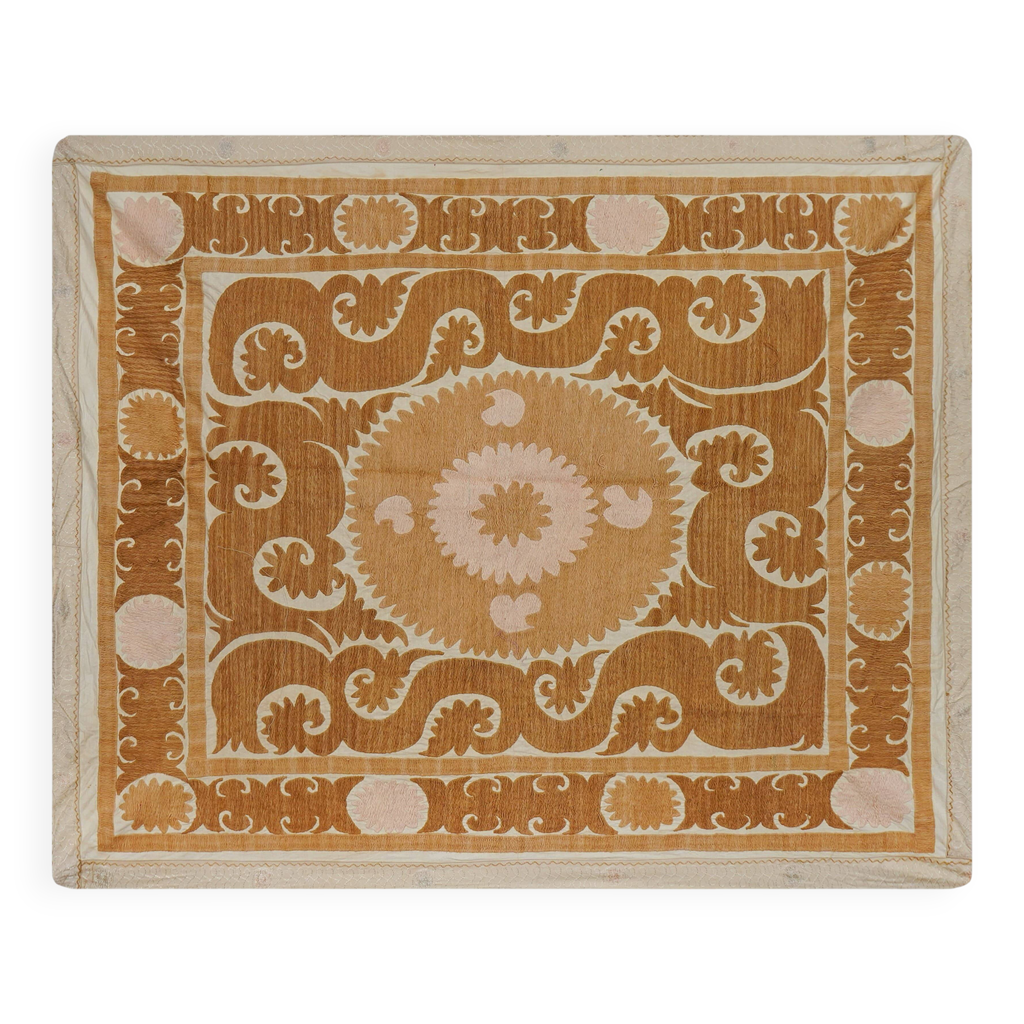 Vintage Turkish hand-knotted rug 125x151 cm