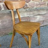 Pair of chairs bistrot banana model 1950s