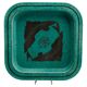 Wilhelm Kage plate in ceramic "Argenta" Gustavsberg Sweden 1950s. Marked.