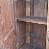 Old built-in wooden wardrobe