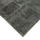 Hand-knotted oriental vintage 200 cm x 300 cm grey patchwork rug