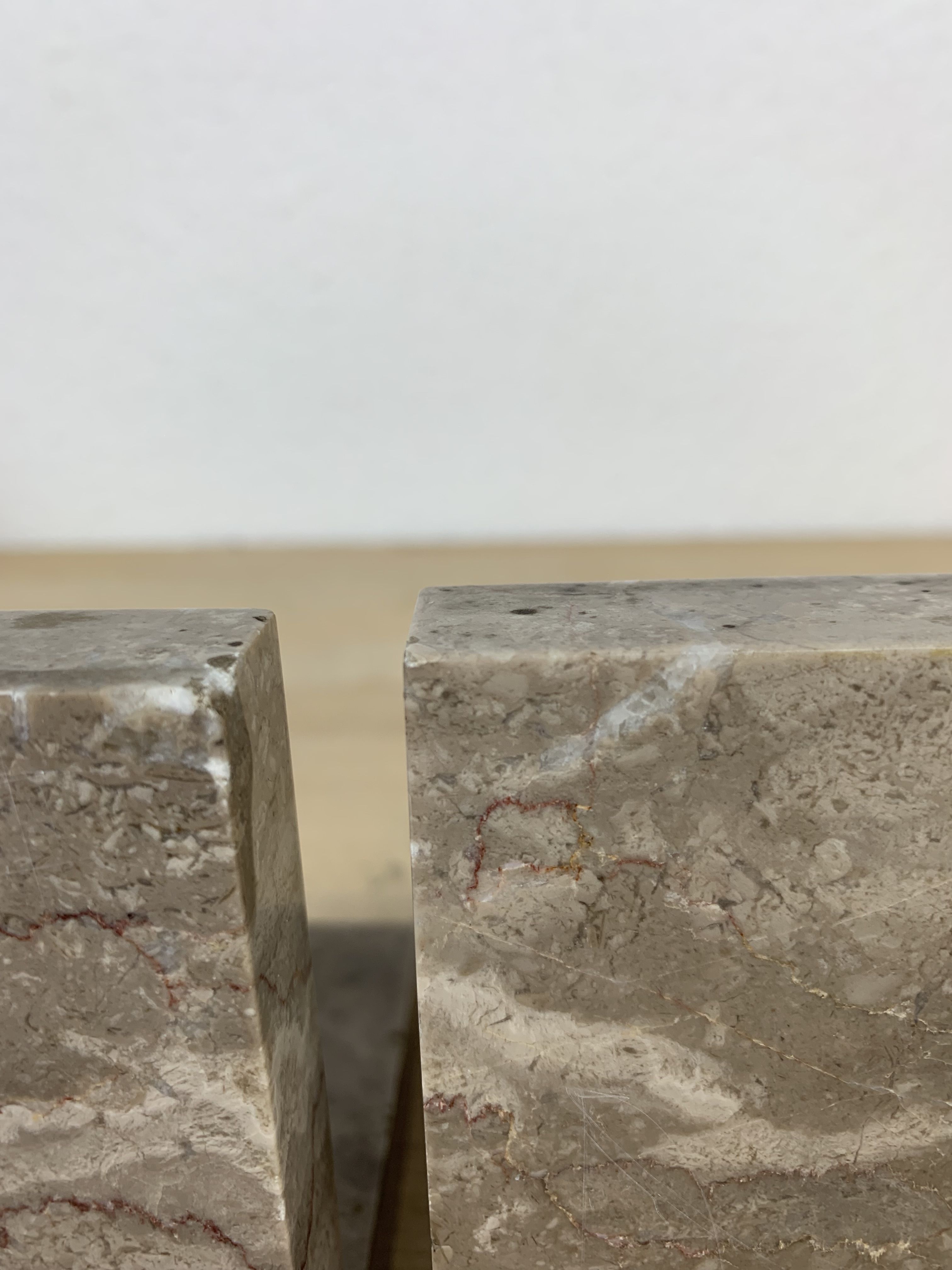 Pair of greenhouses geometric marble books art deco